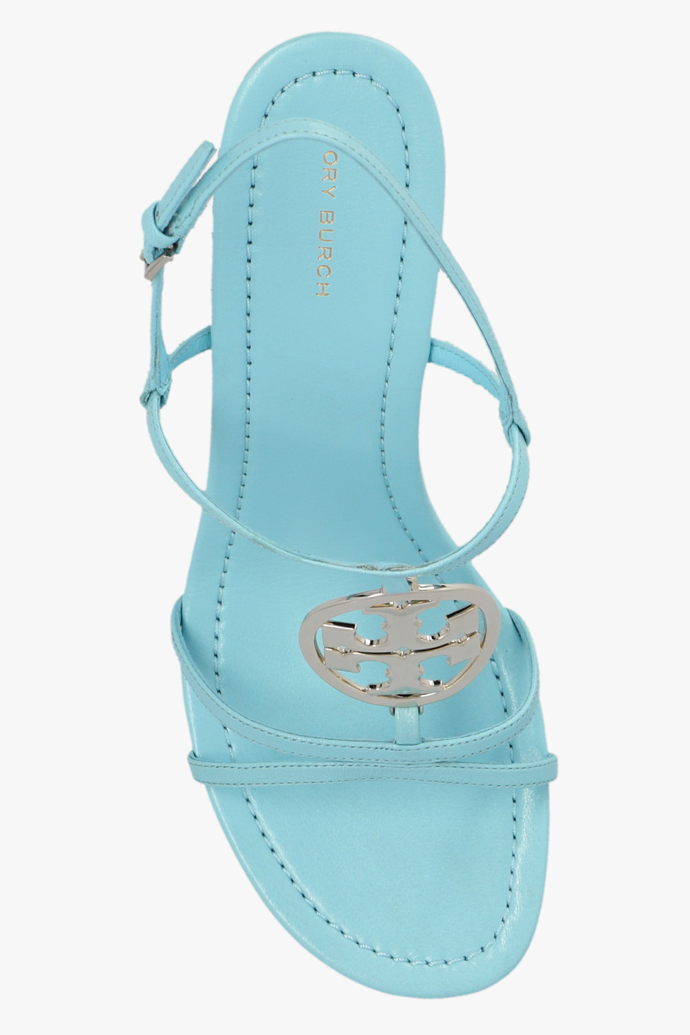 Light blue Capri Miller wedge sandals Tory Burch Vitkac Canada